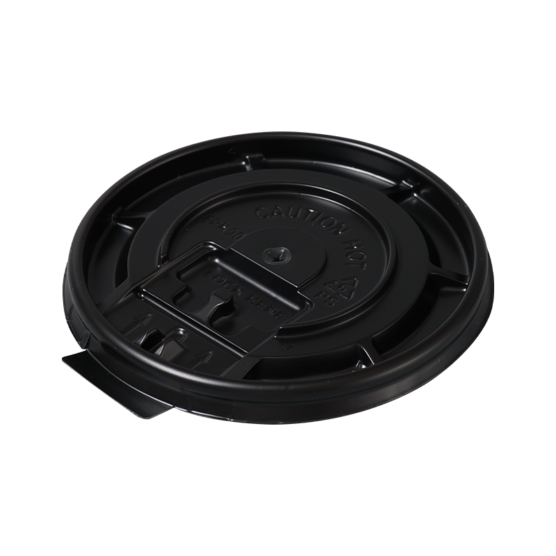 Coperchi PS con linguetta a strappo nero/bianco